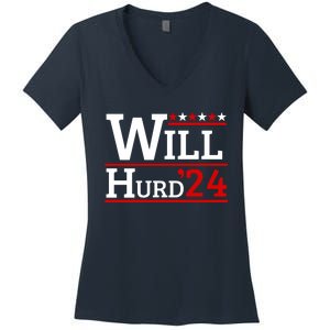 Will Hurd For President Will Hurd 2024 Women's V-Neck T-Shirt