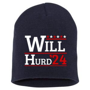 Will Hurd For President Will Hurd 2024 Short Acrylic Beanie