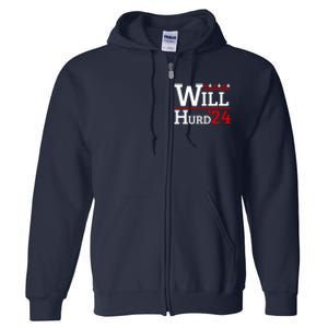 Will Hurd For President Will Hurd 2024 Full Zip Hoodie