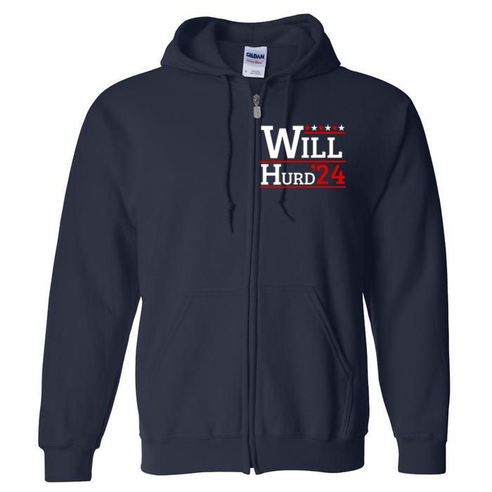 Will Hurd For President Will Hurd 2024 Full Zip Hoodie