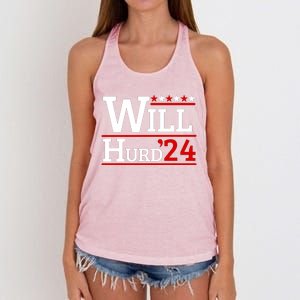 Will Hurd For President Will Hurd 2024 Women's Knotted Racerback Tank