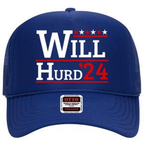 Will Hurd For President Will Hurd 2024 High Crown Mesh Back Trucker Hat