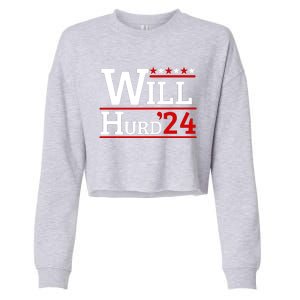 Will Hurd For President Will Hurd 2024 Cropped Pullover Crew