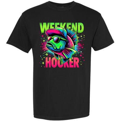 Weekend Hooker Funny Fish Garment-Dyed Heavyweight T-Shirt