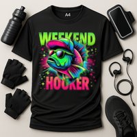 Weekend Hooker Funny Fish Performance Shirt