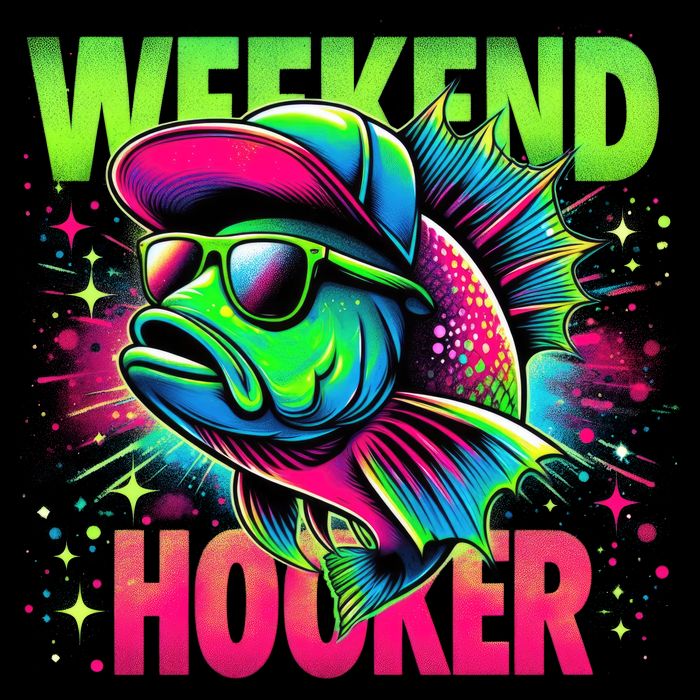 Weekend Hooker Funny Fish Performance Shirt