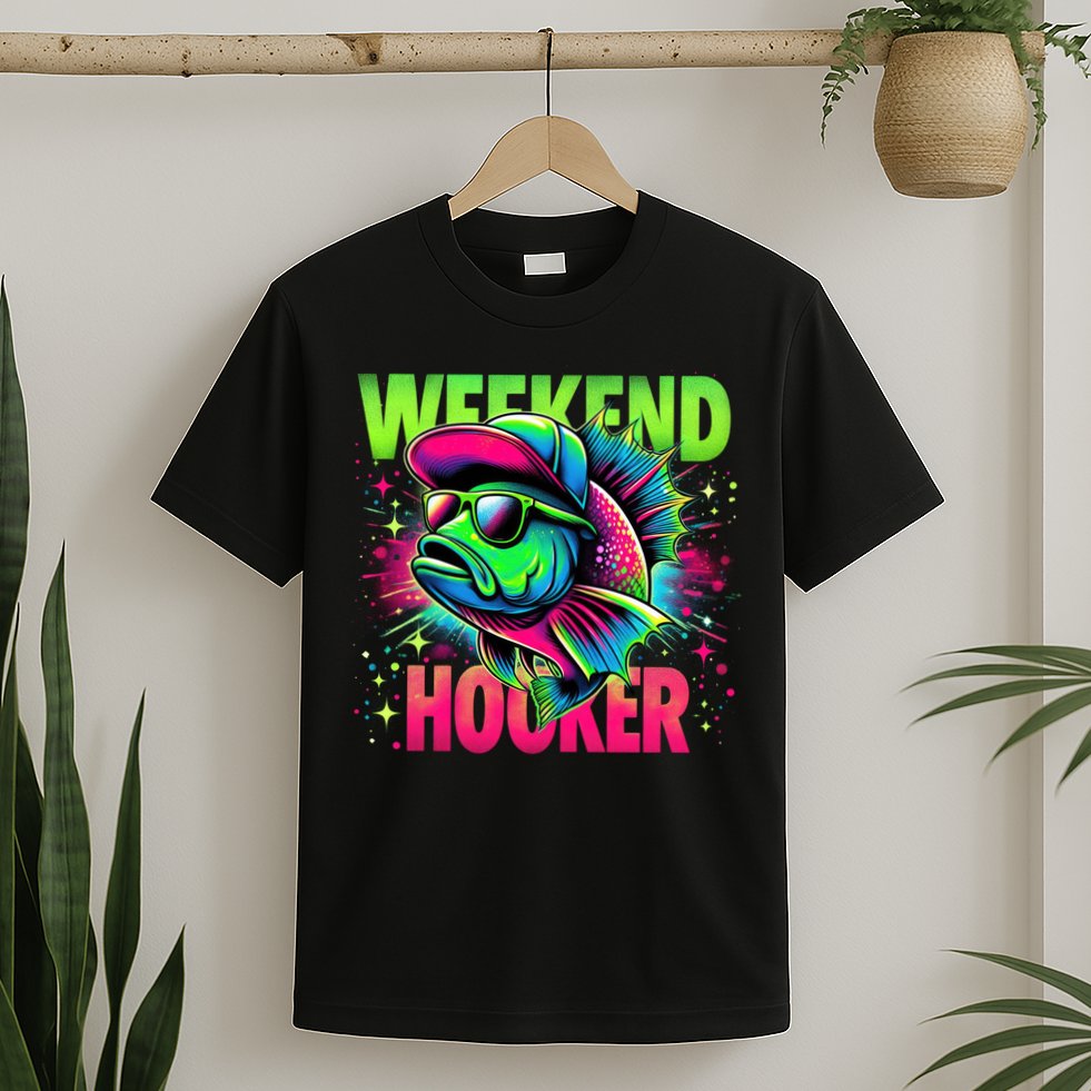 Weekend Hooker Funny Fish T-Shirt