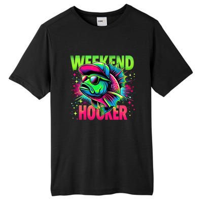 Weekend Hooker Funny Fish Tall Fusion ChromaSoft Performance T-Shirt