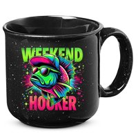 Weekend Hooker Funny Fish 15oz Campfire Ceramic Mug