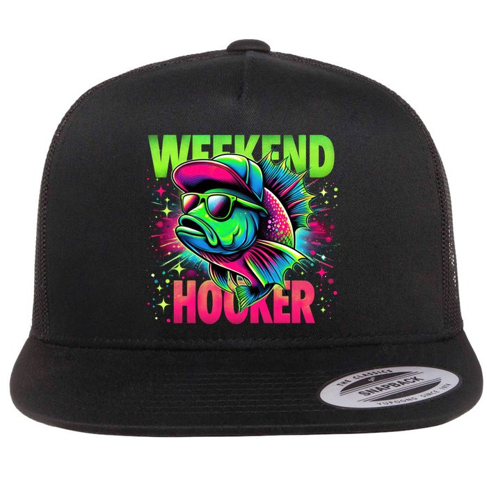 Weekend Hooker Funny Fish Flatbill Hat