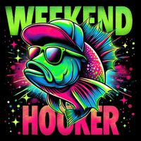Weekend Hooker Funny Fish Flatbill Hat