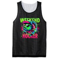 Weekend Hooker Funny Fish Mesh Reversible Basketball Jersey Tank