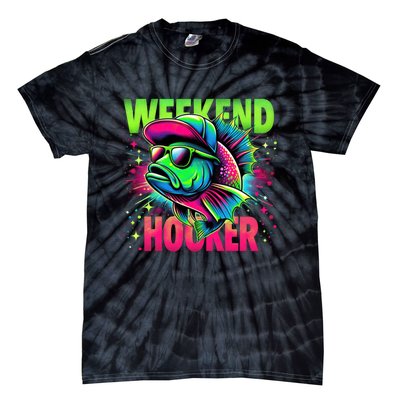 Weekend Hooker Funny Fish Tie-Dye T-Shirt