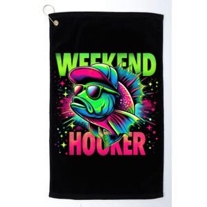 Weekend Hooker Funny Fish Platinum Collection Golf Towel