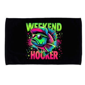 Weekend Hooker Funny Fish Microfiber Hand Towel