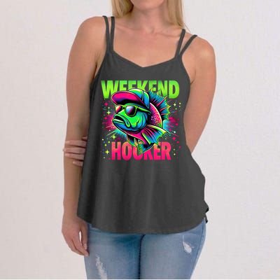 Weekend Hooker Funny Fish Women's Strappy Tank