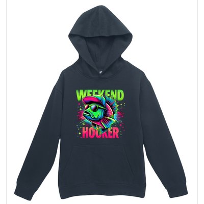 Weekend Hooker Funny Fish Urban Pullover Hoodie