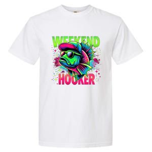 Weekend Hooker Funny Fish Garment-Dyed Heavyweight T-Shirt