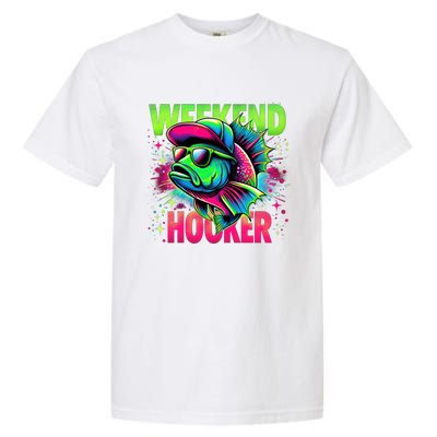 Weekend Hooker Funny Fish Garment-Dyed Heavyweight T-Shirt