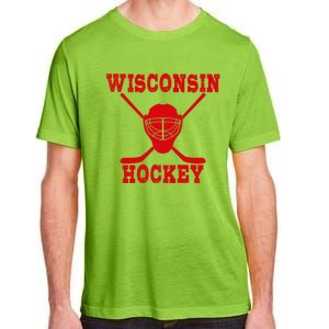 Wisconsin Hockey Gift Adult ChromaSoft Performance T-Shirt