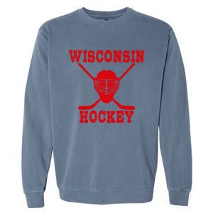 Wisconsin Hockey Gift Garment-Dyed Sweatshirt