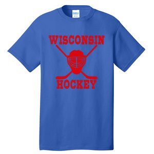 Wisconsin Hockey Gift Tall T-Shirt