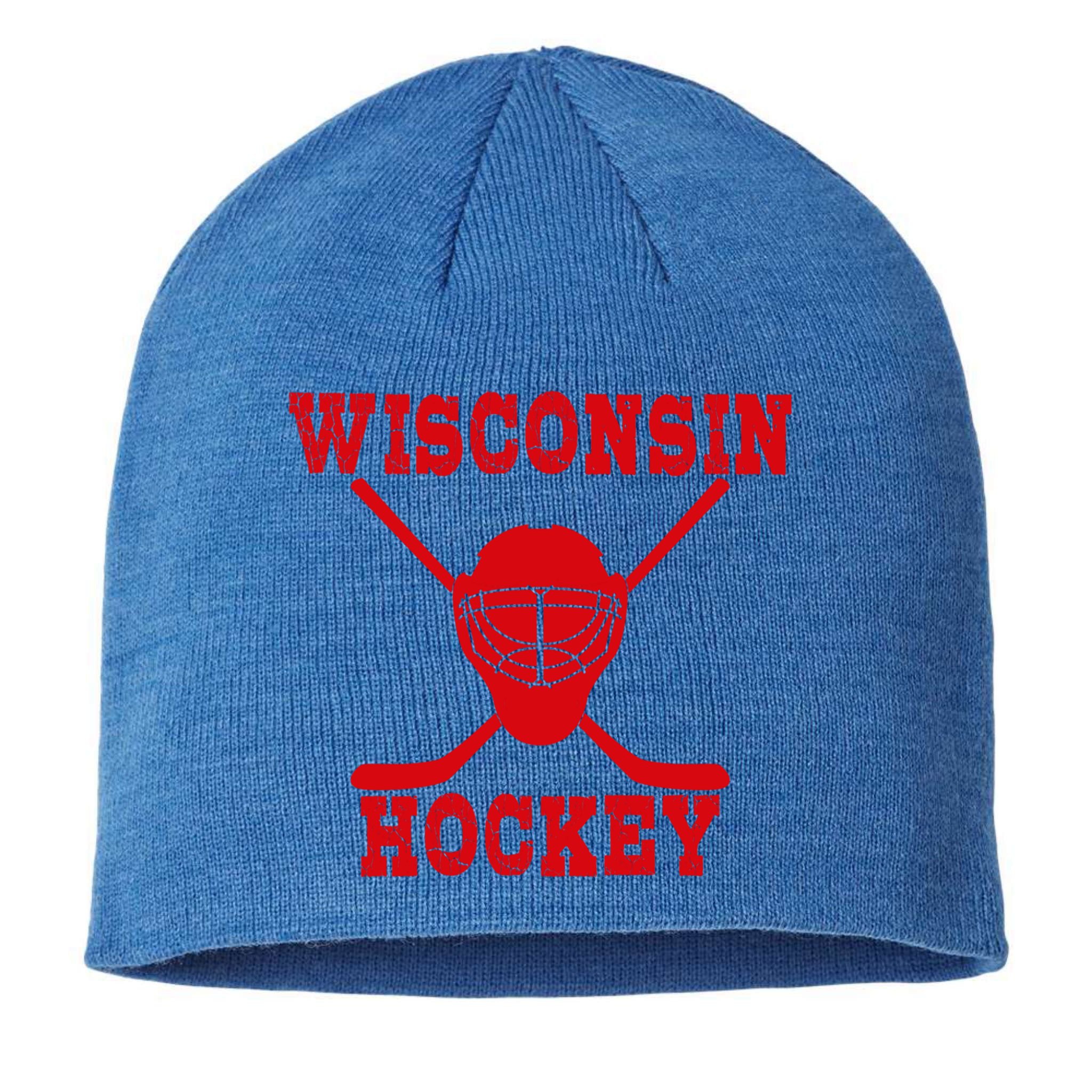 Wisconsin Hockey Gift Sustainable Beanie