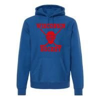 Wisconsin Hockey Gift Premium Hoodie