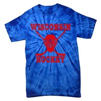 Wisconsin Hockey Gift Tie-Dye T-Shirt