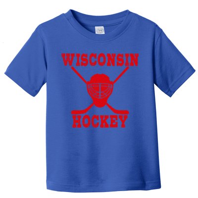 Wisconsin Hockey Gift Toddler T-Shirt
