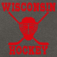 Wisconsin Hockey Gift Cotton Canvas Backpack