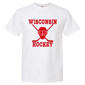 Wisconsin Hockey Gift Garment-Dyed Heavyweight T-Shirt