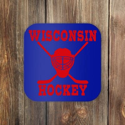 Wisconsin Hockey Gift Coaster