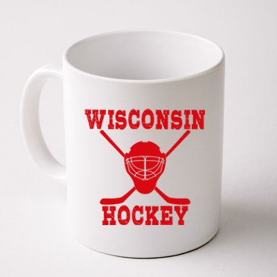 Wisconsin Hockey Gift Coffee Mug