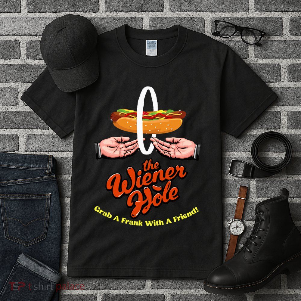 Wiener Hole Grab A Frank Funny Vintage Tall T-Shirt