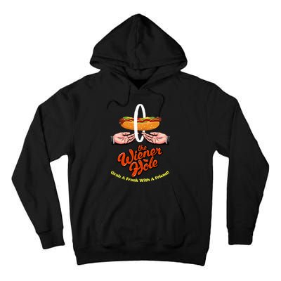 Wiener Hole Grab A Frank Funny Vintage Tall Hoodie