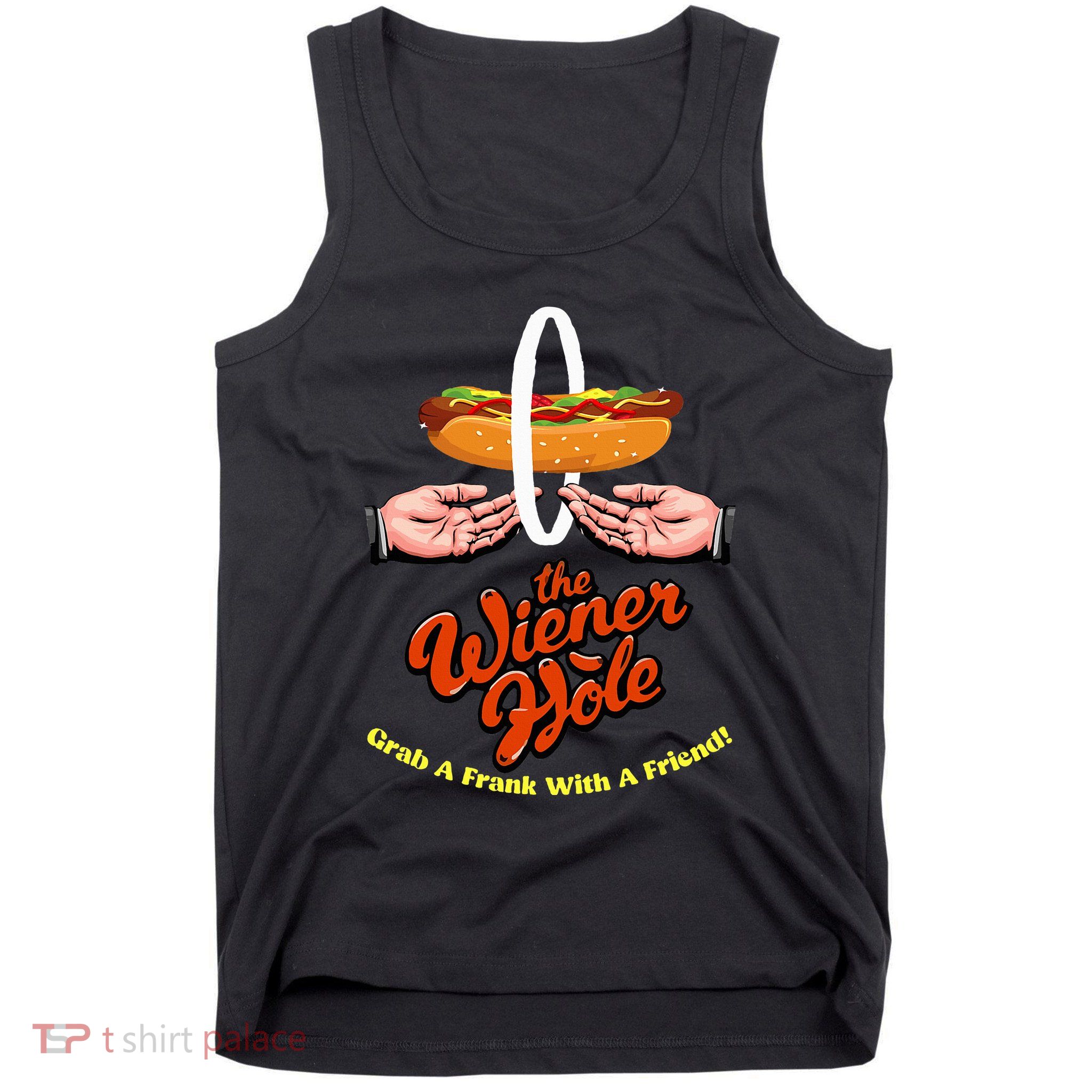 Wiener Hole Grab A Frank Funny Vintage Tank Top