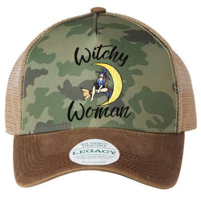 Witchy Halloween Gift Legacy Tie Dye Trucker Hat