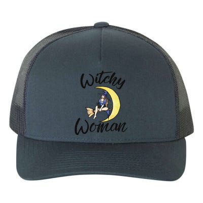 Witchy Halloween Gift Yupoong Adult 5-Panel Trucker Hat