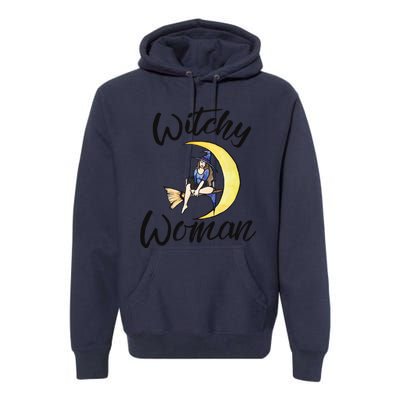 Witchy Halloween Gift Premium Hoodie