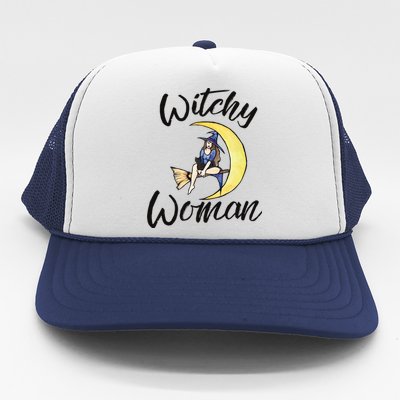 Witchy Halloween Gift Trucker Hat