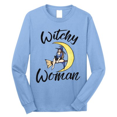 Witchy Halloween Gift Long Sleeve Shirt