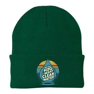 We Had H2o I Want Cleaning Water The Cleanest Water Knit Cap Winter Beanie