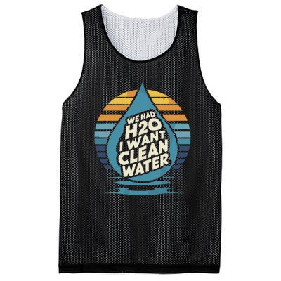 We Had H2o I Want Cleaning Water The Cleanest Water Mesh Reversible Basketball Jersey Tank