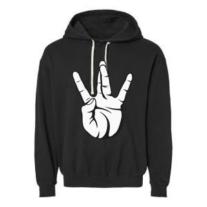 Westside Hip Hop Gangsta Rap Garment-Dyed Fleece Hoodie