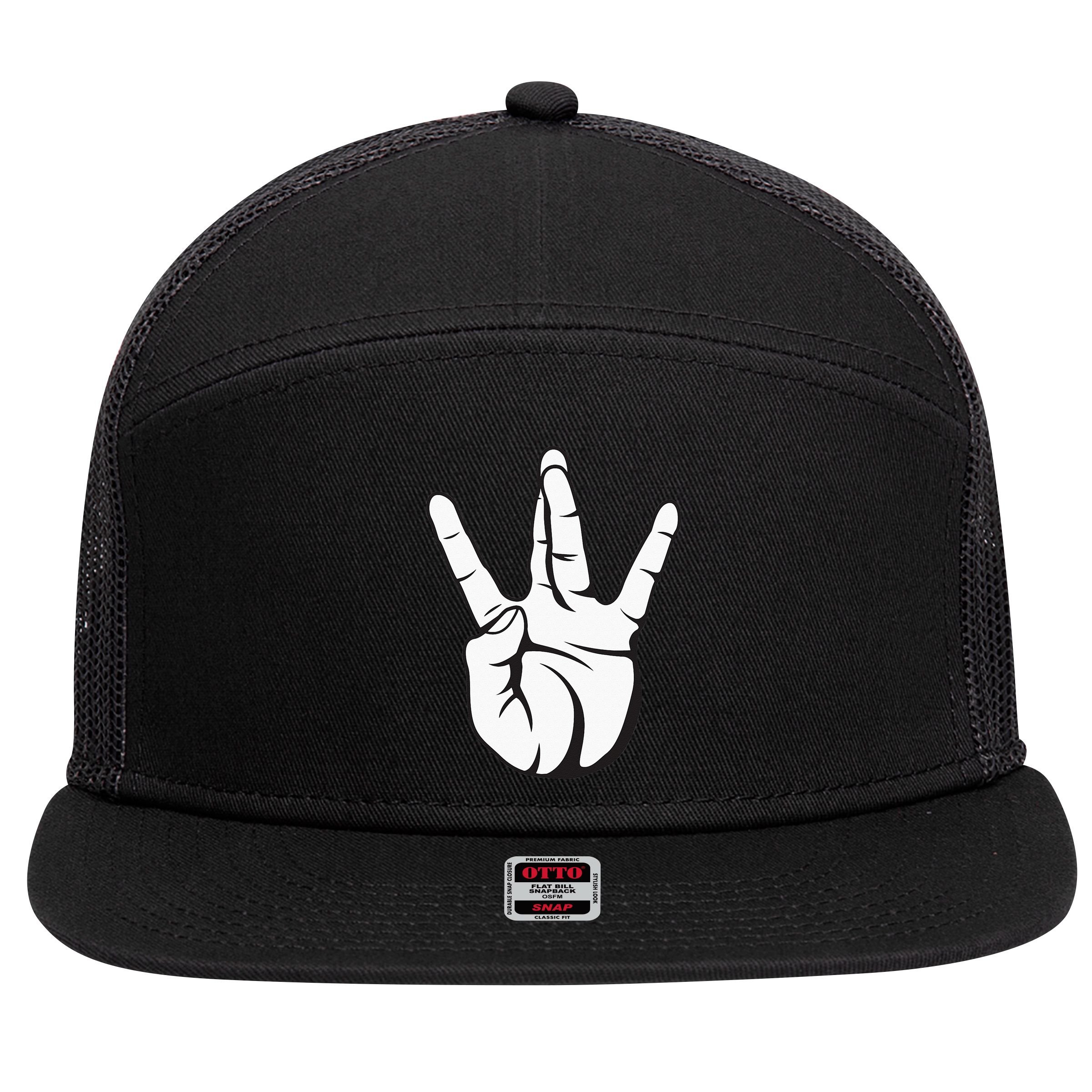 Westside Hip Hop Gangsta Rap 7 Panel Mesh Trucker Snapback Hat