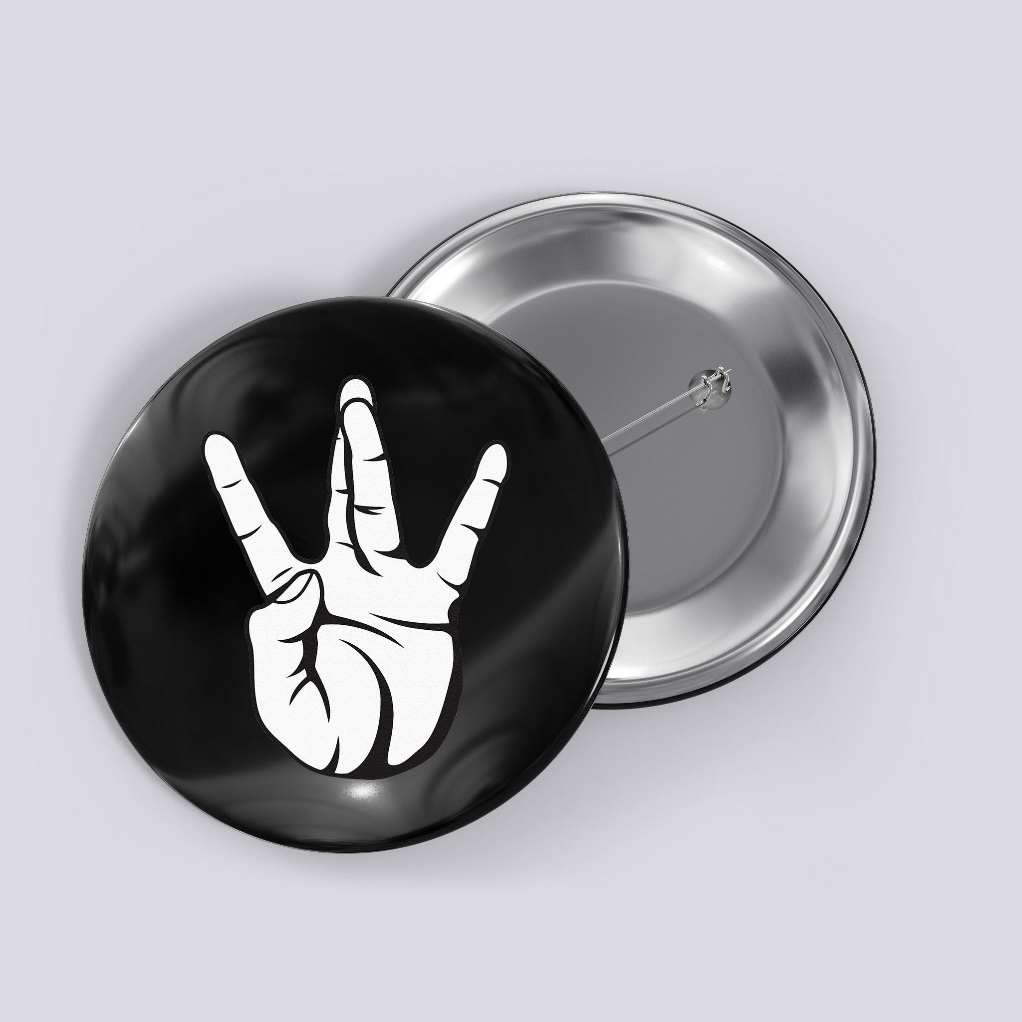 Westside Hip Hop Gangsta Rap Button