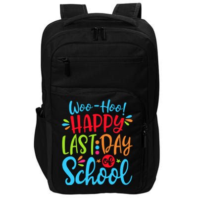 Woo Hoo Happy Last Day Of School Impact Tech Backpack