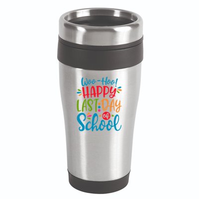 Woo Hoo Happy Last Day Of School 16oz Travel Tumbler