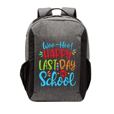 Woo Hoo Happy Last Day Of School Vector Backpack